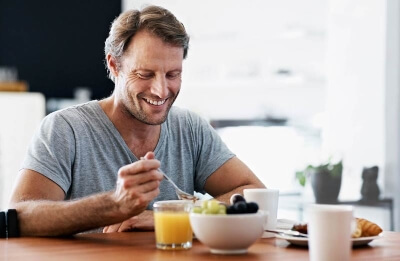 Always ear breakfast in the morning.